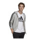 Adidas Ανδρική ζακέτα Essentials French Terry 3-Stripes Full-Zip Hoodie